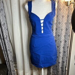 Deb Royal Blue Mini Dress